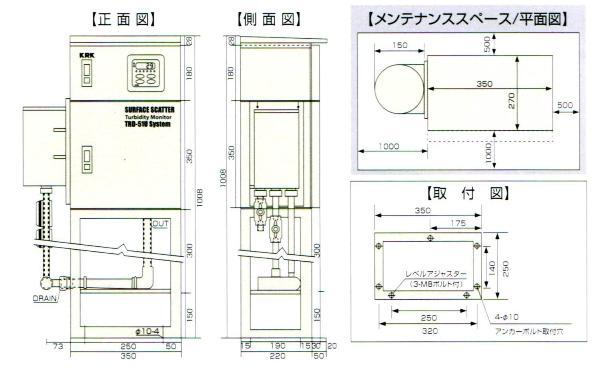 表面散乱光測定式 濁度計 ＴＲＤ－５１Ｕシステム